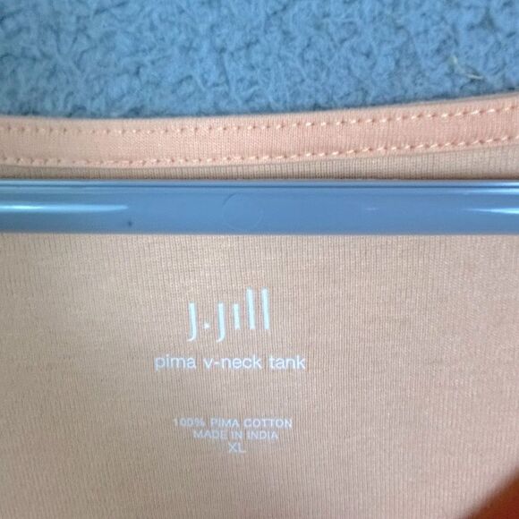 J Jill women’s Peach Sleeveless Top size XL - Picture 4 of 11
